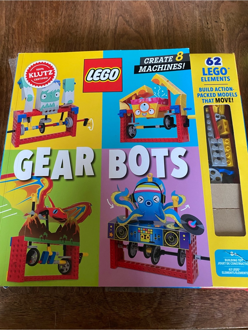 LEGO Gear Bots Kids Toy Building Set - Multicolor New